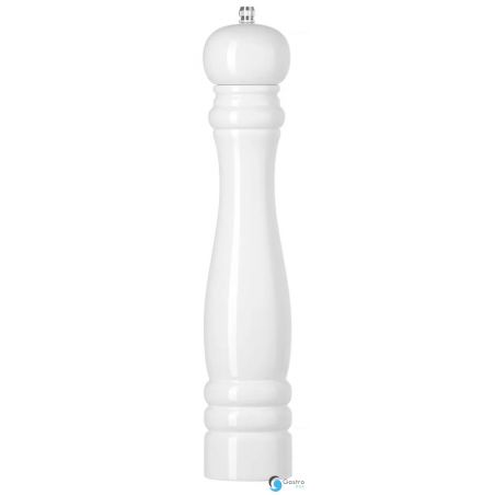 Młynek do soli drewniany, biały, ⌀60x(H)315mm | 469590 HENDI 