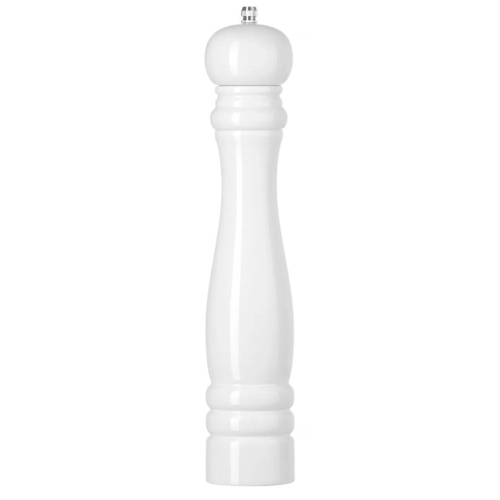 Młynek do soli drewniany, biały, ⌀60x(H)315mm | 469590 HENDI