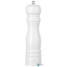 Młynek do soli drewniany, biały, ⌀55x(H)215mm | 469606 HENDI