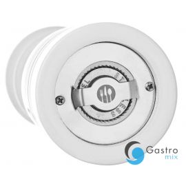 Młynek do soli drewniany, biały, ⌀55x(H)215mm | 469606 HENDI