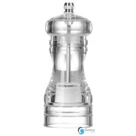 Młynek do soli akrylowy, transparentny, ⌀50x(H)113mm | 469637 HENDI