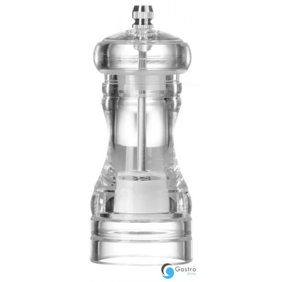Młynek do soli akrylowy, transparentny, ⌀50x(H)113mm | 469637 HENDI 