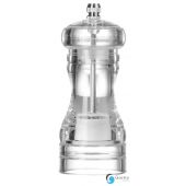 Młynek do soli akrylowy, transparentny, ⌀50x(H)113mm | 469637 HENDI