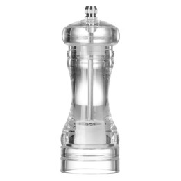 Młynek do soli akrylowy, transparentny, ⌀50x(H)140mm | 469651 HENDI
