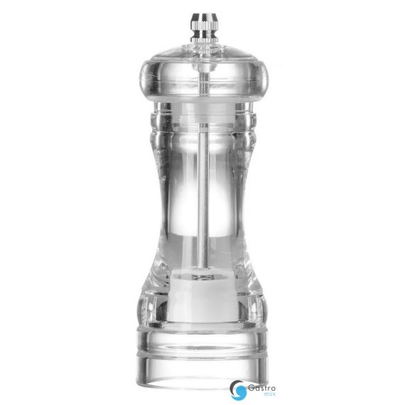 Młynek do soli akrylowy, transparentny, ⌀50x(H)140mm | 469651 HENDI 