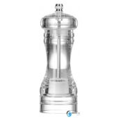 Młynek do soli akrylowy, transparentny, ⌀50x(H)140mm | 469651 HENDI