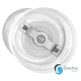 Młynek do soli akrylowy, transparentny, ⌀50x(H)140mm | 469651 HENDI