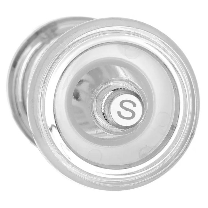 Młynek do soli akrylowy, transparentny, ⌀50x(H)140mm | 469651 HENDI