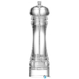Młynek do soli akrylowy, transparentny, ⌀60x(H)215mm | 469675 HENDI