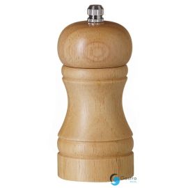 Młynek do soli drewniany, jasne drewno, ⌀50x(H)113mm | 469699 HENDI