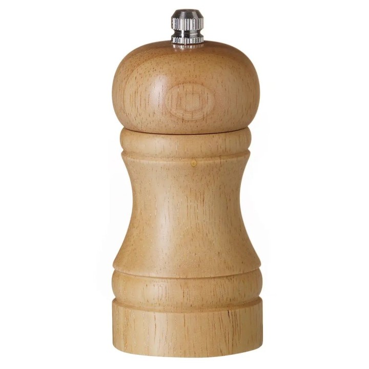 Młynek do soli drewniany, jasne drewno, ⌀50x(H)113mm | 469699 HENDI