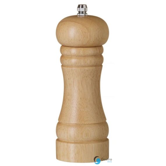 Młynek do pieprzu drewniany, jasne drewno, ⌀57x(H)165mm| 469705 HENDI 