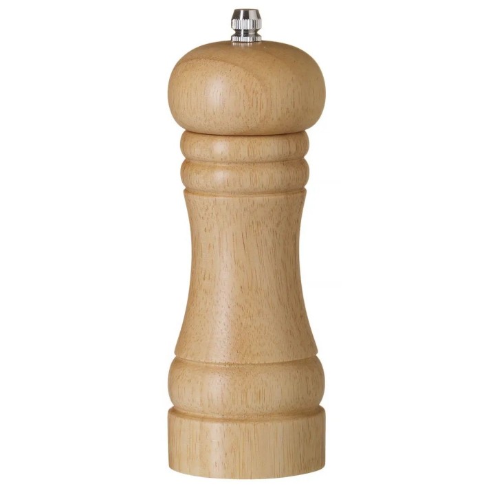 Młynek do soli drewniany, jasne drewno, ⌀57x(H)165mm | 469712 HENDI