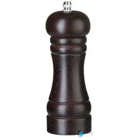 Młynek do soli drewniany, ciemne drewno, ⌀57x(H)165mm| 469798 HENDI