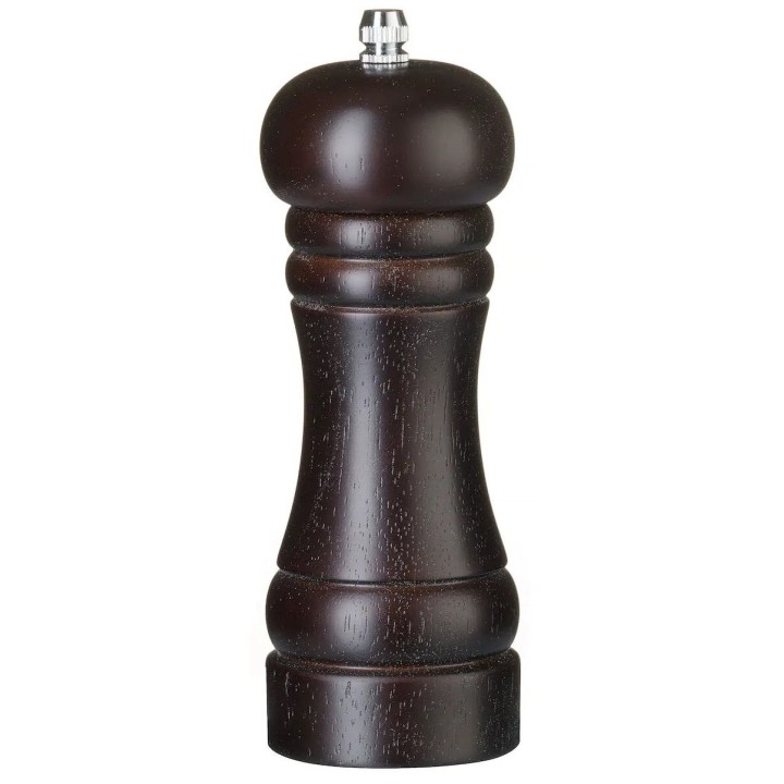 Młynek do soli drewniany, ciemne drewno, ⌀57x(H)165mm| 469798 HENDI