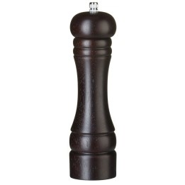 Młynek do pieprzu drewniany, ciemne drewno, ⌀57x(H)215mm | 469804 HENDI
