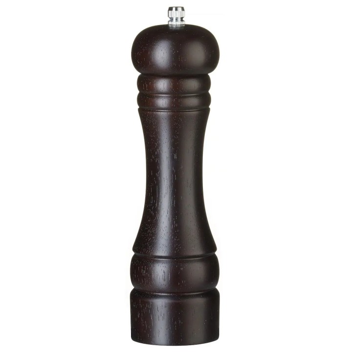 Młynek do soli drewniany, ciemne drewno, ⌀57x(H)215mm | 469811 HENDI