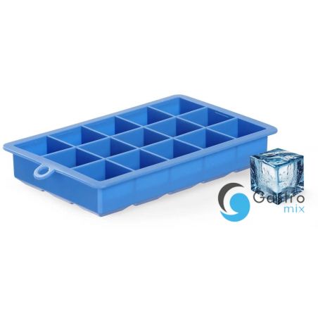 Forma do kostek lodu mini, BarUp, niebieski, 190x120x(H)35mm | 679043 HENDI 