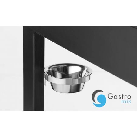 Grill gazowy Tampa, czarny, 10kW, 1260x580x(H)900mm| 700044 HENDI 