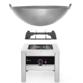  Taboret gazowy, Profi Line, 6,7kW, 425x425x(H)400mm | 147108 HENDI