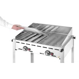  Grill Green Fire 2-palnikowy, Profi Line, Emaliowana patelnia żeliwna i ruszt GN 1/1, 11,6kW,...