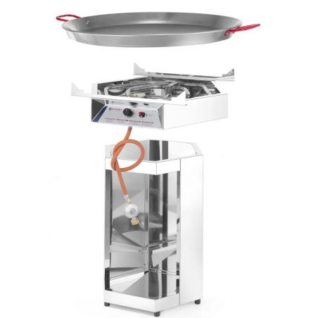 Grill gazowy Fiesta 800, 7kW, 800x800x(H)900mm| 146804 HENDI 