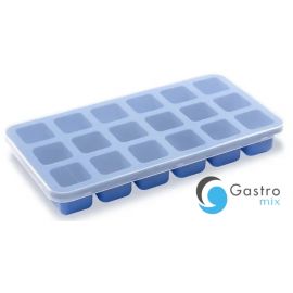 Forma do kostek lodu mini z pokrywką, BarUp, niebieski, 217x114x(H)30mm | 679074 HENDI
