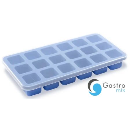 Forma do kostek lodu mini z pokrywką, BarUp, niebieski, 217x114x(H)30mm | 679074 HENDI 