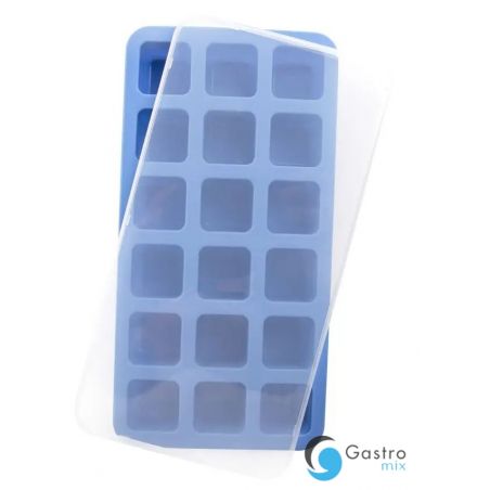 Forma do kostek lodu mini z pokrywką, BarUp, niebieski, 217x114x(H)30mm | 679074 HENDI 