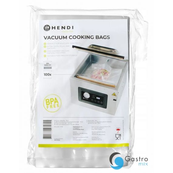 Worki do gotowania 150x250 mm-zestaw 100 szt. | 971345 HENDI 