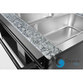  Bufet do ciepłych potraw, GN 1/1 | 274064 HENDI