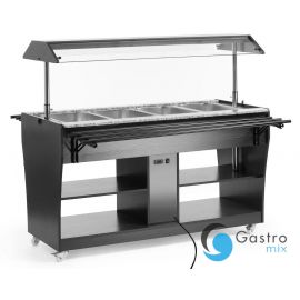  Bufet do ciepłych potraw, GN 1/1 | 274064 HENDI