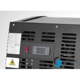  Witryna chłodnicza do sushi, Arktic, W zestawie pojemniki: 4x GN 1/3 (H) 40 mm., GN 1/3, czarny |...