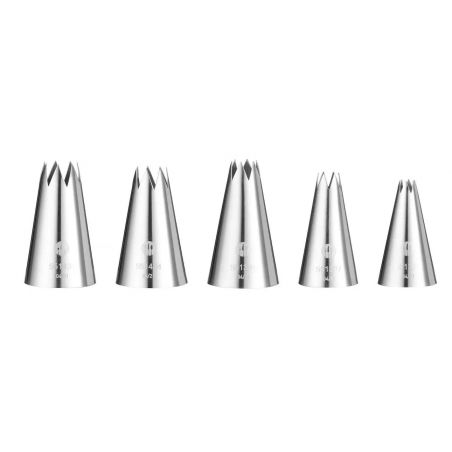 Końcówki do rękawów karbowane, HENDI, ø6-8-10-12-14 | 551790 HENDI 