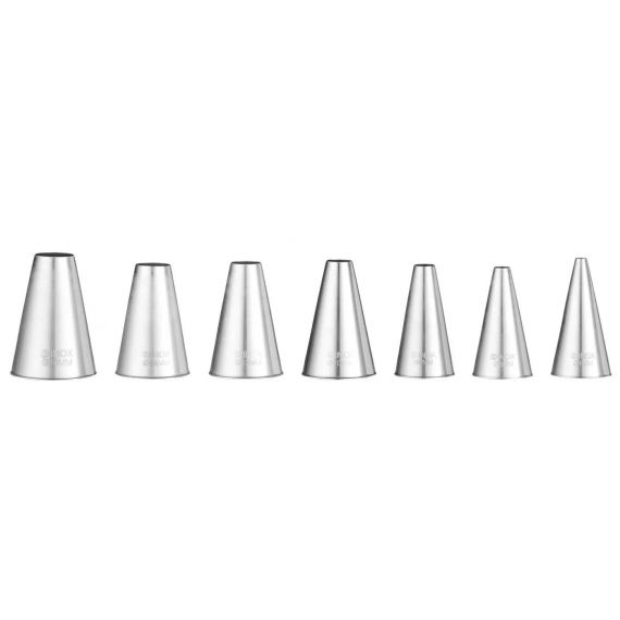 Końcówki do rękawów proste, ø4-6-8-10-12-14-16, 7 szt | 551615 HENDI 