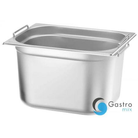 Pojemnik GN Budget Line GN1/2, o wym. 325x265x200 mm, z chowanymi uchwytami | 817353 HENDI 