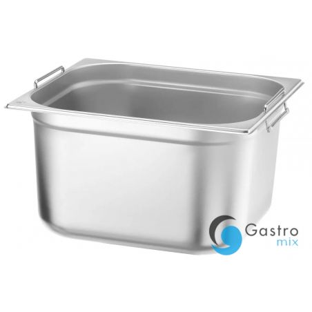Pojemnik GN Budget Line GN2/3, o wym. 354x325x200 mm, z chowanymi uchwytami | 817254 hendi 