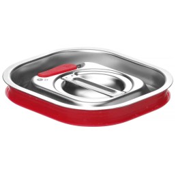 Pokrywka GN 1/6 do pojemników GN z uszczelką silikonową, Kitchen Line, 156x142mm | 807651 hendi