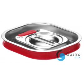 Pokrywka GN 1/6 do pojemników GN z uszczelką silikonową, Kitchen Line, 156x142mm | 807651 hendi