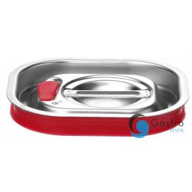 Pokrywka GN 1/6 do pojemników GN z uszczelką silikonową, Kitchen Line, 156x142mm | 807651 hendi