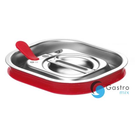 Pokrywka GN 1/6 do pojemników GN z uszczelką silikonową, Kitchen Line, 156x142mm | 807651 hendi 