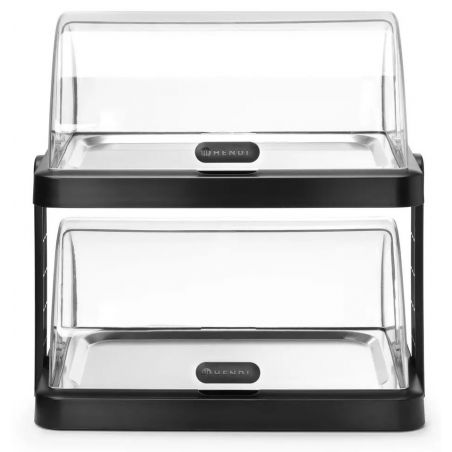 Podwójna witrynka chłodząca roll-top Duo UNIQ  | 871812 hendi 