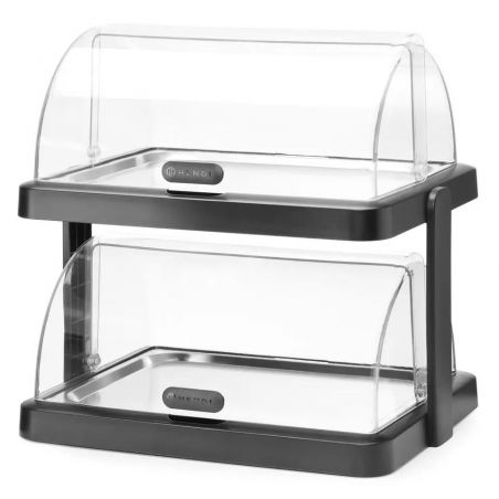 Podwójna witrynka chłodząca roll-top Duo UNIQ  | 871812 hendi 