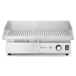 Płyta grillowa żebrowana, Budget Line, ryflowana, 220-240V/3000W | 154984 hendi