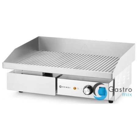 Płyta grillowa żebrowana, Budget Line, ryflowana, 220-240V/3000W | 154984 hendi 