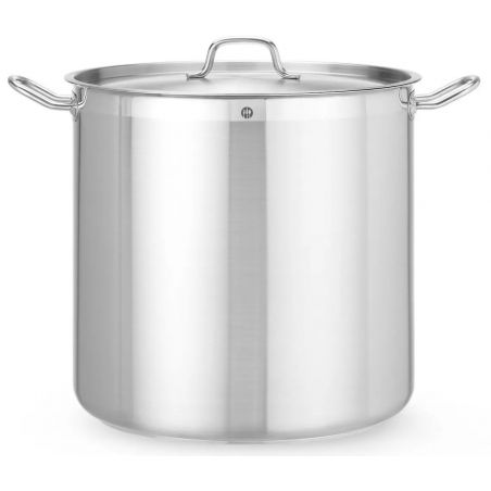 Garnek wysoki z pokrywką Profi Line, poj.50 l, fi.400x(H)400 mm | 832806 hendi 