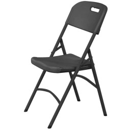 Krzesło cateringowe -  czarne 540x440x(h)840 mm