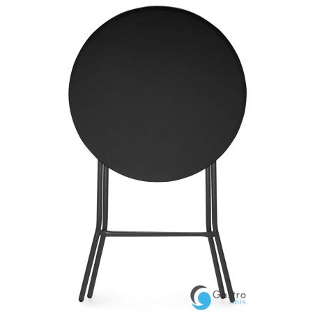 Stolik koktajlowy, AmerBox, czarny, ⌀800x(H)1100mm | 811047 hendi 