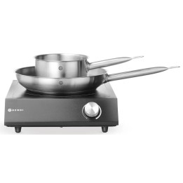 Zestaw: Kuchenka indukcyjna 3500W + rondel + patelnia | 239889 hendi