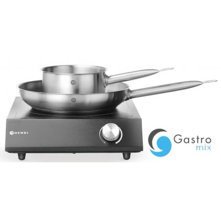 Zestaw: Kuchenka indukcyjna 3500W + rondel + patelnia | 239889 hendi 